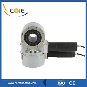 소형 이중 축 선회 기어 박스 모터